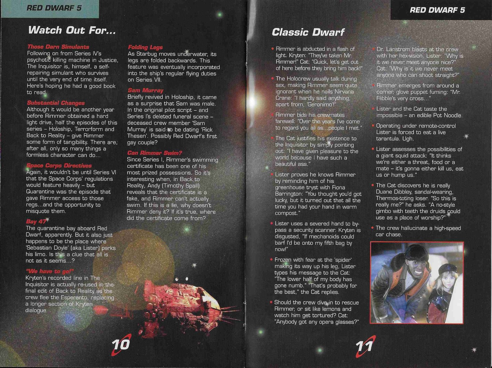 Inserts from BBCDVD 1592